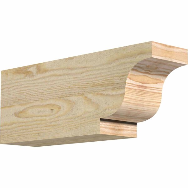Ekena Millwork Newport Rough Sawn Rafter Tail, Douglas Fir, 4"W x 6"H x 16"L RFT04X06X16NEW00RDF - main